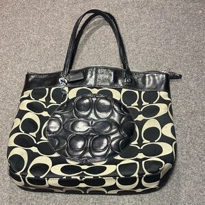 Coach Signature Laura large tote bag